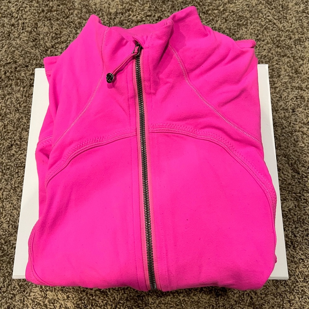 Lulu lemon Define Jacket in hot pink